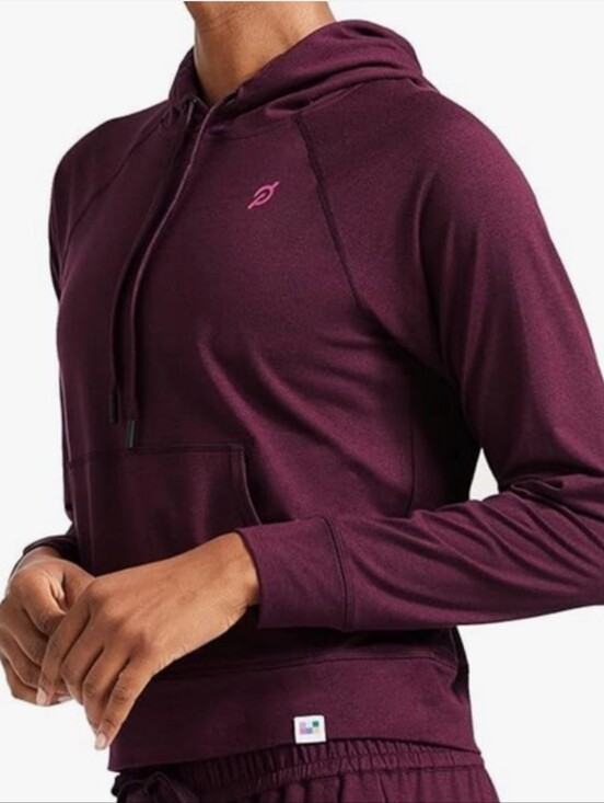 Peloton Other - NWT Peloton Dream Blend Maroon/Purple  Hoodie with Pink Logo Women's Large